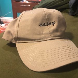 “Sassy” tan hat